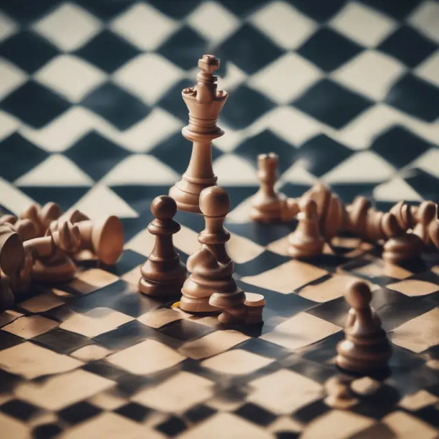 Founder and Investor playing chess symbolizing financing rounds impacting post-money valuation and dilution