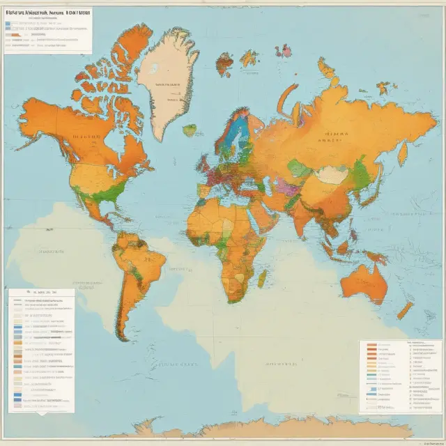Visualization of Power Distance Index (PDI) distribution across the world, highlighting countries with higher power distance indices.