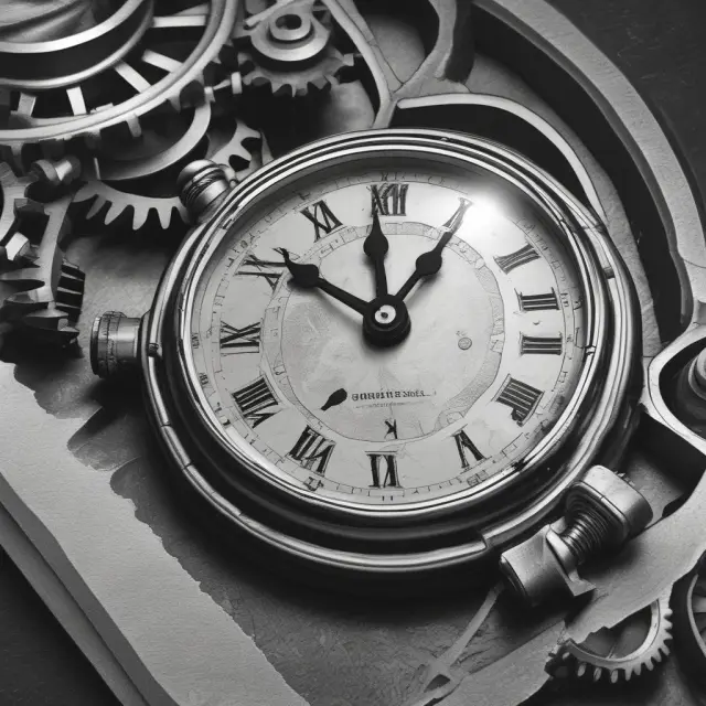 Gears represent depreciation as they turn and decrease a balance sheet