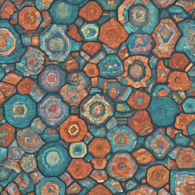 Colorful image showcasing various sectors forming a PPI mosaic, representing the diverse data used to understand inflation trends and forecast future price changes.