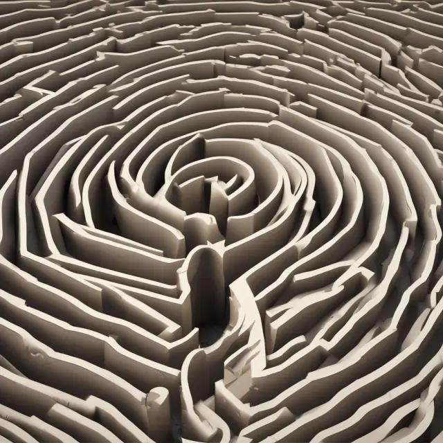 Homeowner navigating mortgage options in a maze, illustrating pre-foreclosure strategies.
