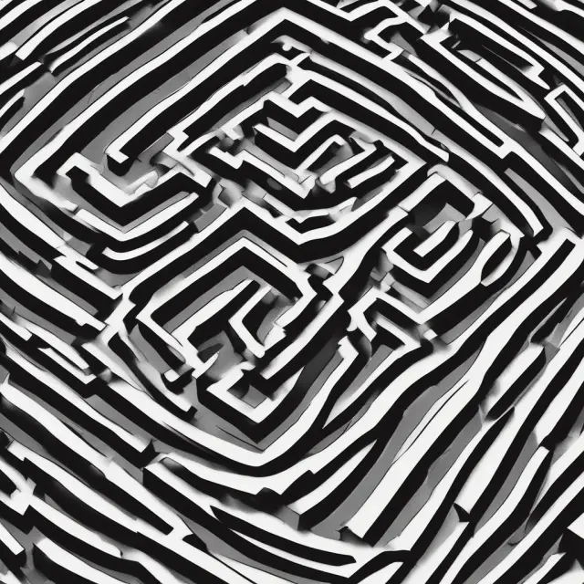 An intricate maze symbolizing the challenges faced by prosecutors when proving predatory pricing cases