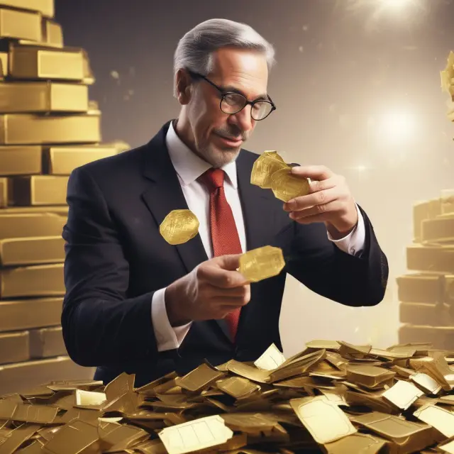 An investor clutching a stack of golden tickets representing preemptive rights, signifying their ability to secure additional shares before the public offering