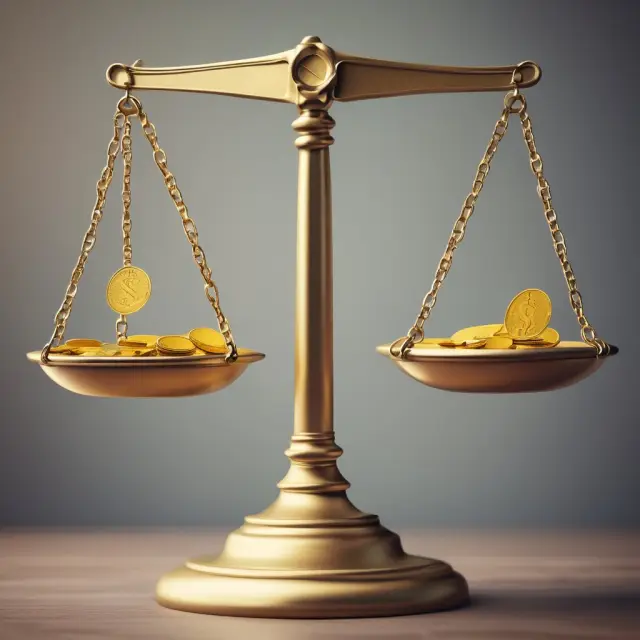 Visualizing two balances: one for weighted average provision and the other for rachet-based preemptive rights, determining investor protection and ownership adjustment.