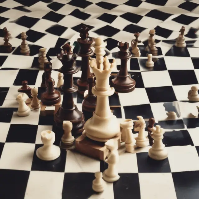 A market maker, symbolized by a chess piece, preparing for pre-market trading