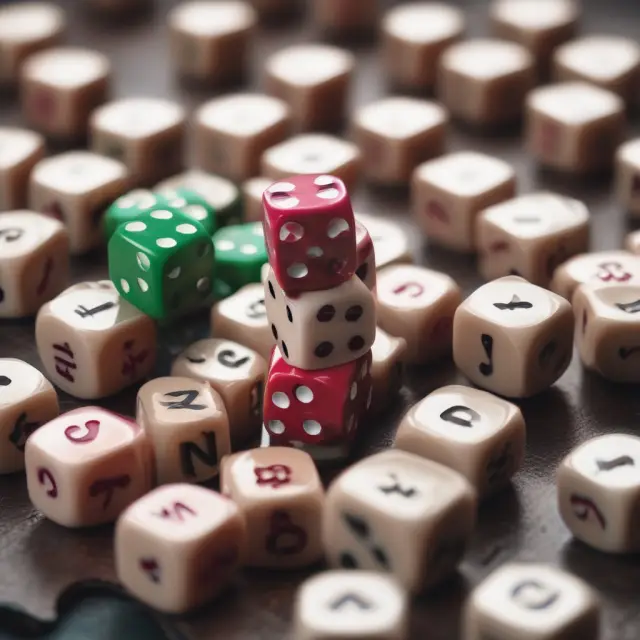 A stack of dice representing market and company risks sits before a shield symbolizing a risk-free bond. The higher the stack, the larger the equity risk premium.