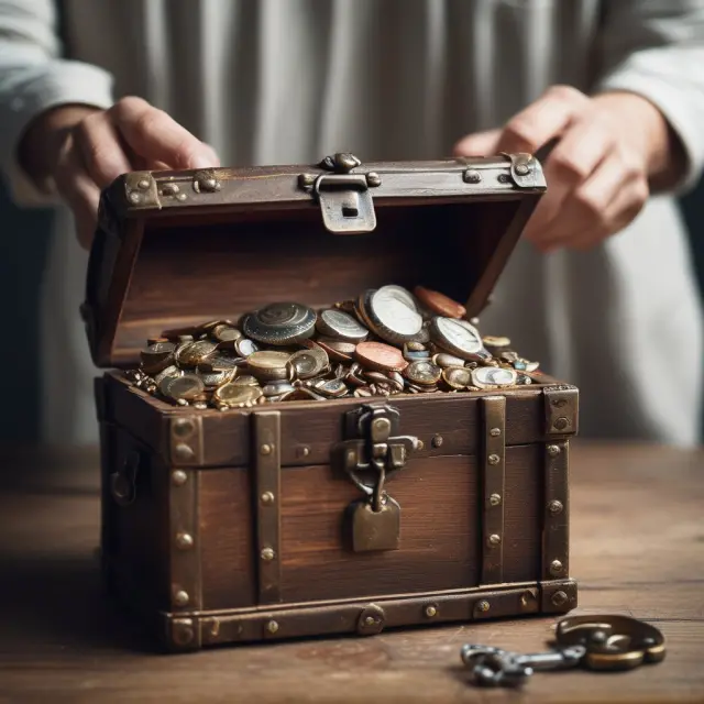 A lender holding a key labeled 