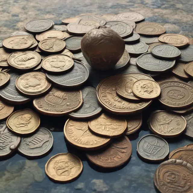 Ancient coins cascading into a fountain representing immediate, deferred, ordinary and annuity due annuities and their respective payment structures.