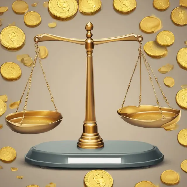 A balanced scale comparing the present value of a lump sum versus an ordinary annuity due, displayed as golden coins.