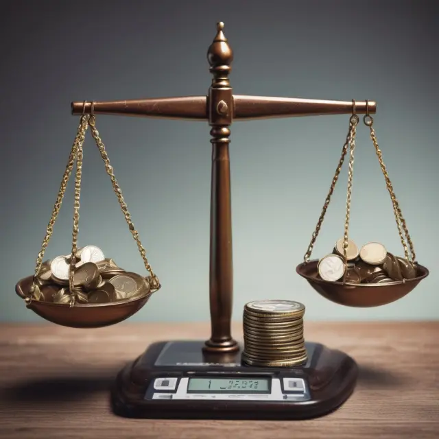 Image of a balance scale comparing pretax earnings and net income to help investors comprehend their significance.