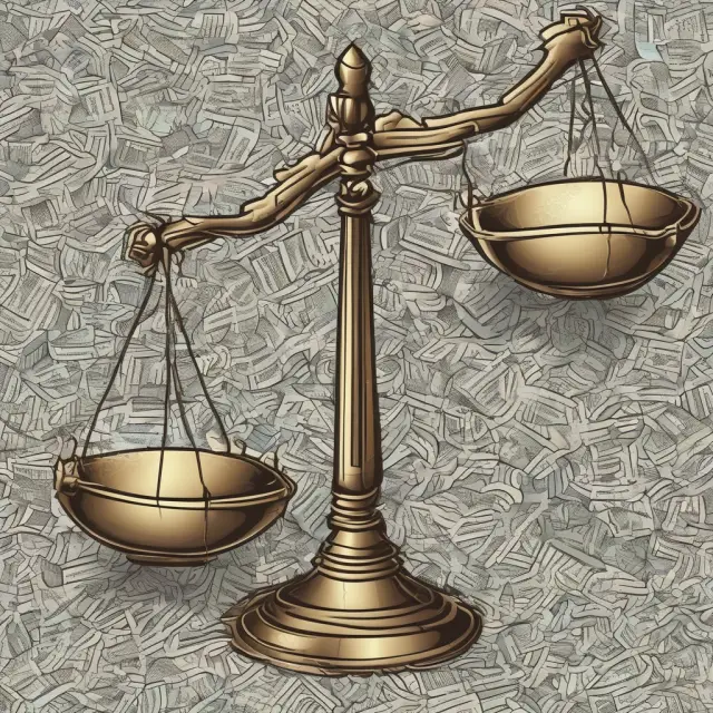Scales representing pretax profit margin, with one side holding revenue and the other side displaying tax expenses.
