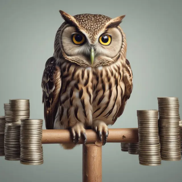 An image of marketplaces, with a wise owl balancing subsidy programs and price ceilings on a scale