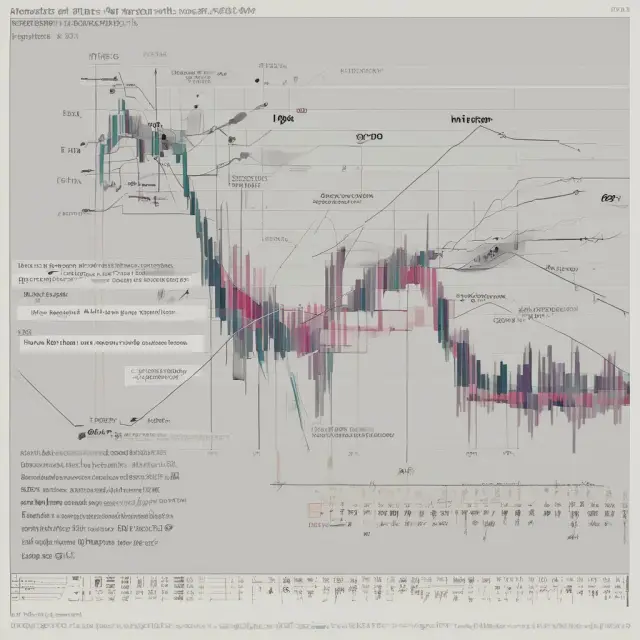 Visualization of P/E ratio changes, overlaid with significant economic milestones