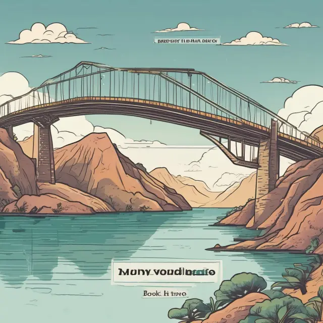 Visualization of the Price-to-Book (P/B) ratio concept: A bridge connects Market Value and Book Value islands, representing their relationship.