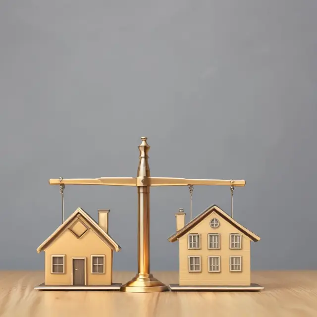 Price-to-rent ratio comparison: Golden rule determining affordability between two houses