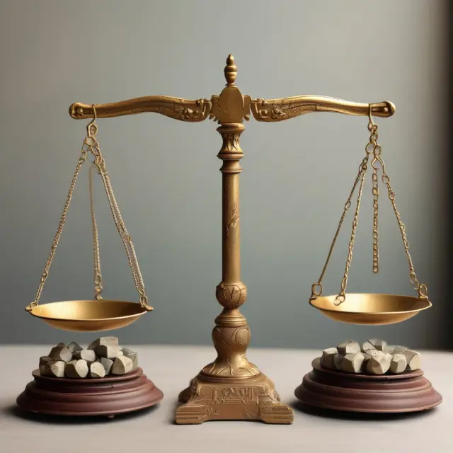 Balance scale comparing sales and P/S ratios to determine undervalued investments