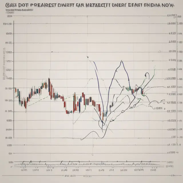 Graph of price levels with labeled support and resistance areas, plus interest rate and monetary policy indicators