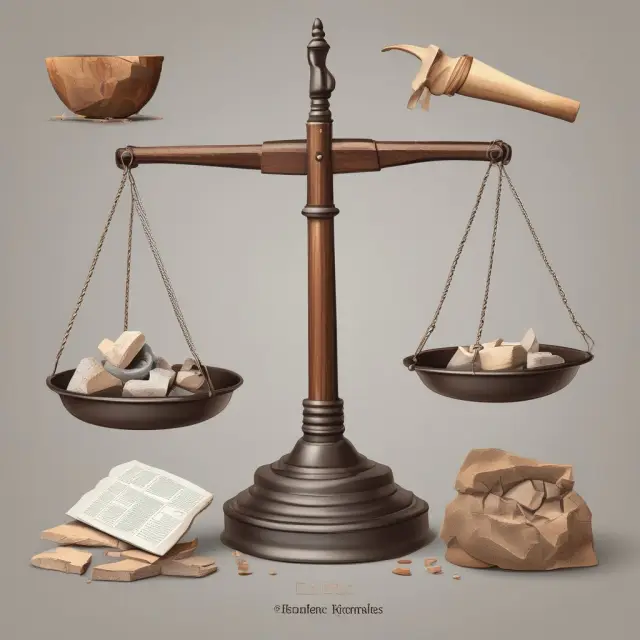 Raw materials and laborer on a balance scale illustrating prime cost calculation in manufacturing