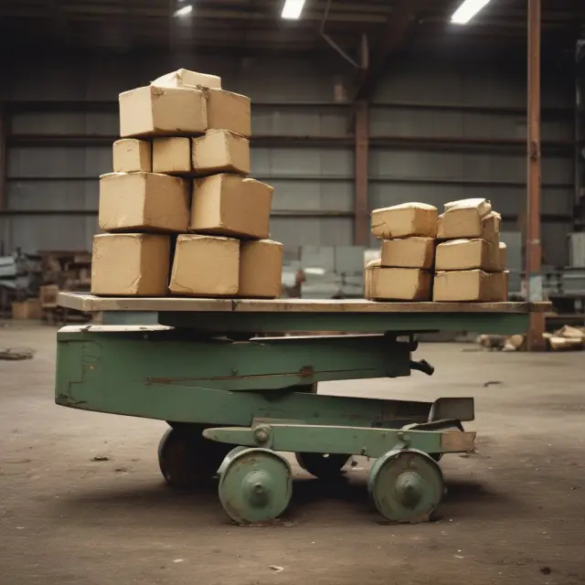 A see-saw scale with two pans, one labeled 