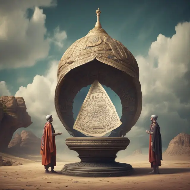 Image of giant scales tipping towards a fortune teller, representing the criteria and requirements for qualifying as a prime brokerage client