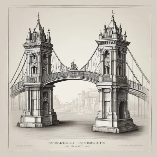 Bridge representing the principal-agent relationship, with contractual terms and regulatory pillars ensuring stability