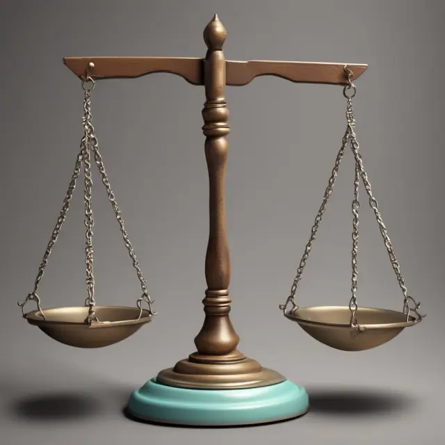 Equity shares on a balance scale represent the concept of pro rata distribution in voting rights