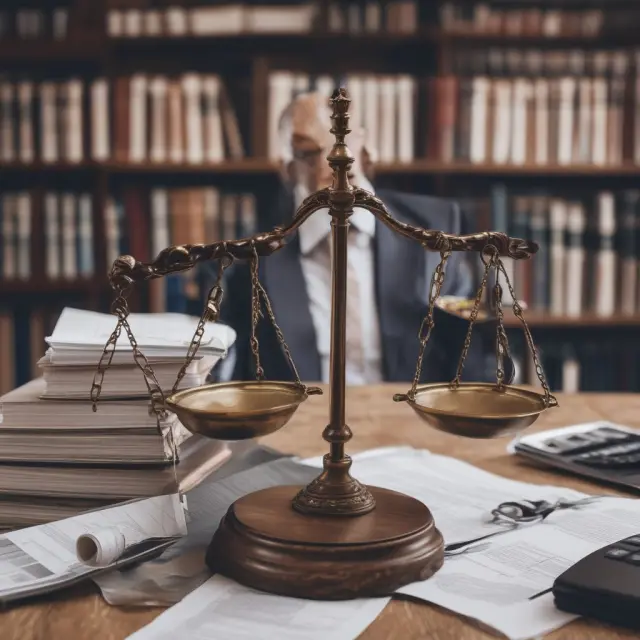 An executive figure weighs an estate