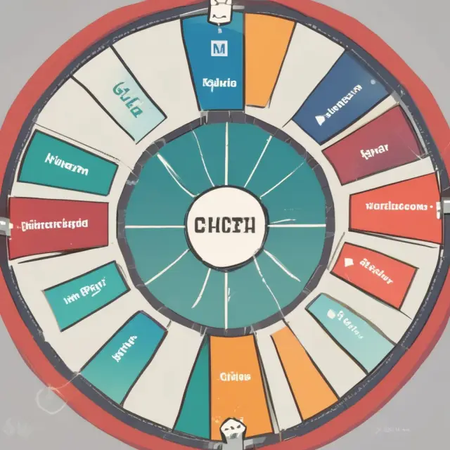 A product cycle wheel merges with BCG matrix cubes to represent the Product Life Cycle and BCG Matrix as complementary business strategic tools
