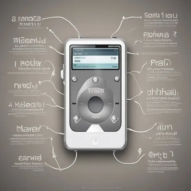 An iPod evolving through each stage of the product life cycle - introduction, growth, maturity, and decline