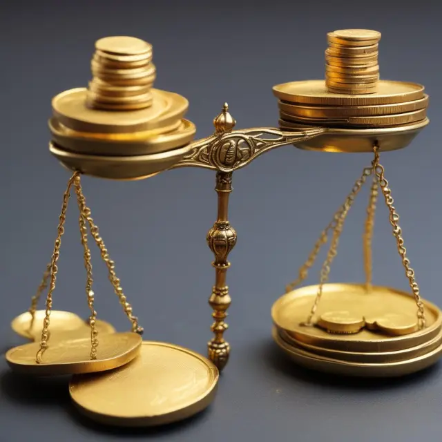 Golden scales balancing Absorption and Variable costing methods for calculating production costs