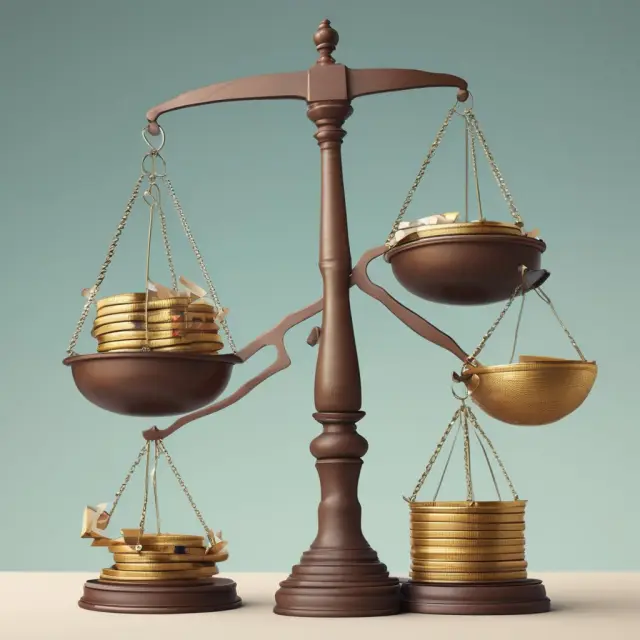 Three scales illustrate Gross, Operating, and Pretax Margins. Higher scales depict better financial performance.