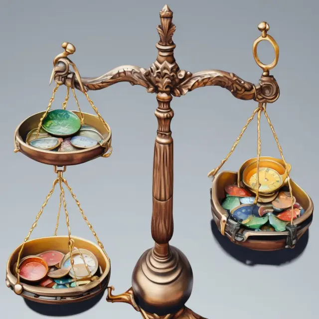 An intricate balance of scales represents PBT, EBIT, EBT, and EBITDA, signifying their distinct roles in analyzing a company