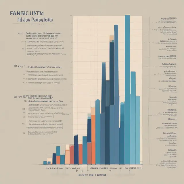 Image of a large-scale balanced profit chart with interest and tax deductions moving along the bars.