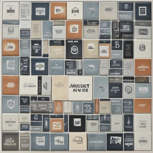 Mosaic of interconnected tiles symbolizing profit centers. Each tile represents the financial health and performance of individual business segments.