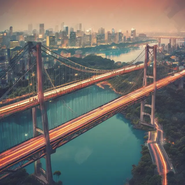 Bridge connecting sales dollar to net profit, with labels for gross, operating, pre-tax, and net profit margins.