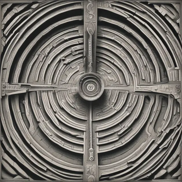 A compass pointing towards the SEC logo, with pro forma financial statements navigating through a labyrinth of interconnected regulations.