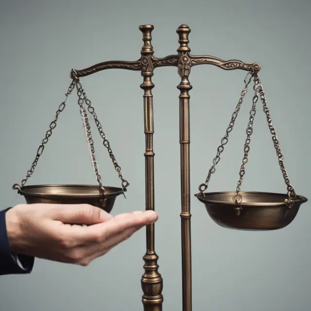 Adjuster weighing property damages against insurance policy