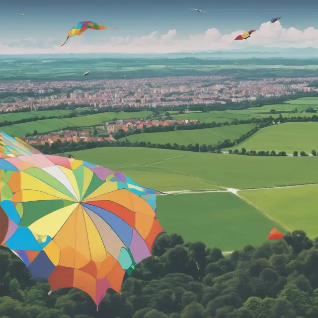 An insurance kite flies above various policies, expanding its coverage through riders