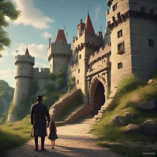 An insurance castle with various policy types and coverage options