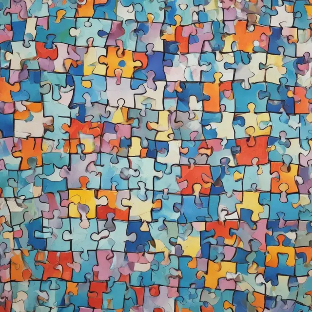 State puzzle pieces depicting regulation signs and licenses form the outline for managing property