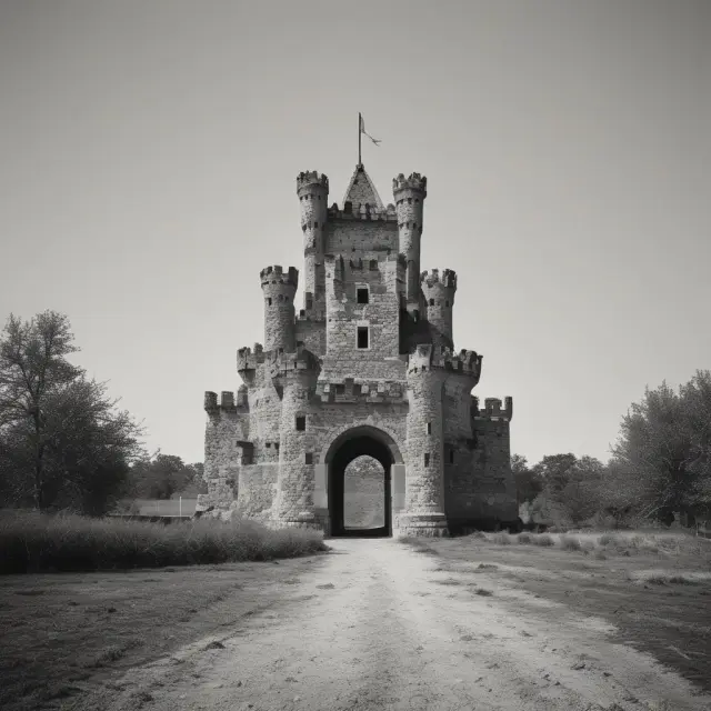 Castle depicting land and improvements forming the foundation of real estate