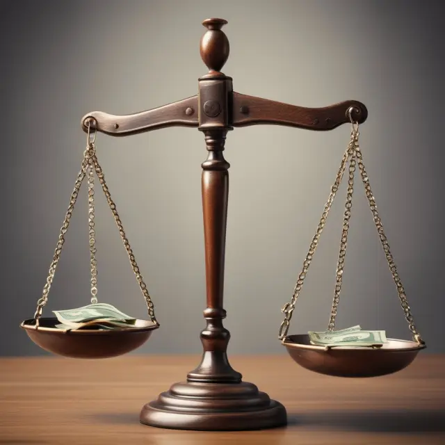 An image of two scales, one representing a property appraiser with market values flowing in, while the other represents a property assessor balancing tax values.