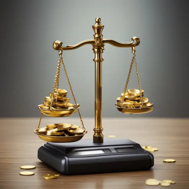 Gold coins representing perceived gains in investment decision-making
