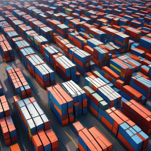 Protective shields representing tariffs guarding imported goods against foreign competition in a dynamic trade environment