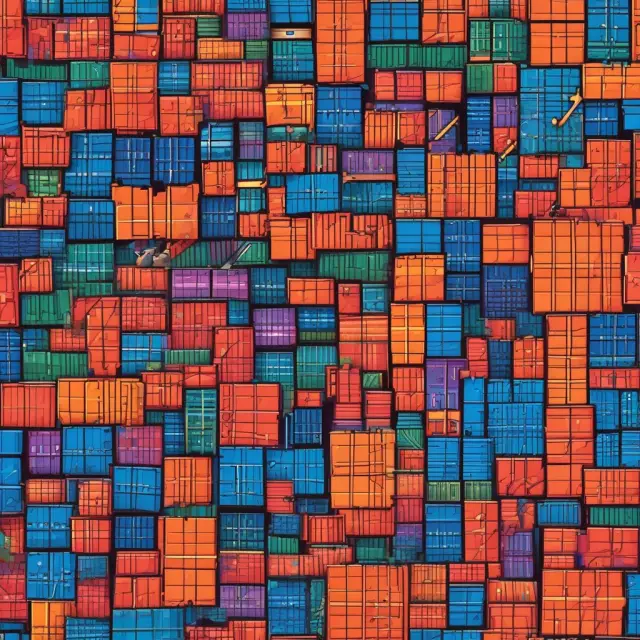 Protectionist policies represented by interlocking puzzle pieces forming a protective barrier, symbolizing restrictions on international trade