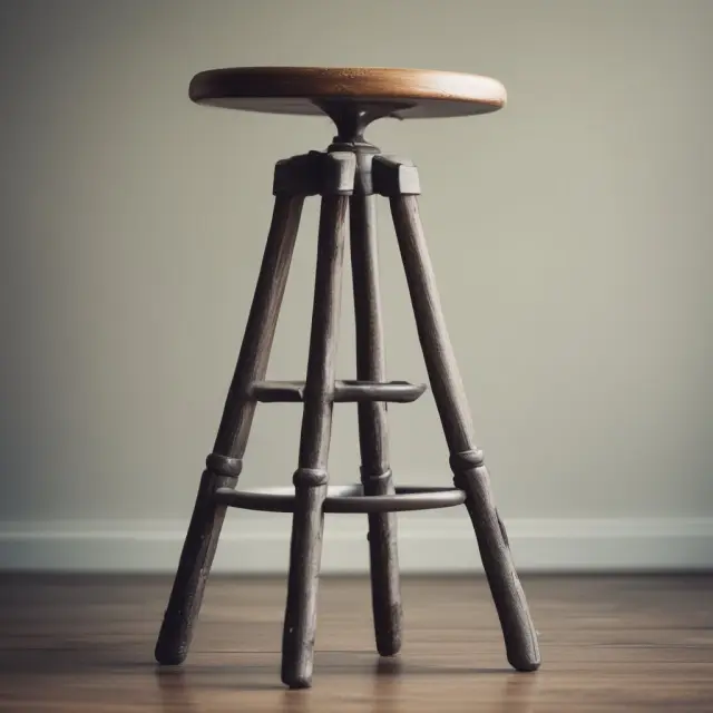 Three-legged stool representing provident fund