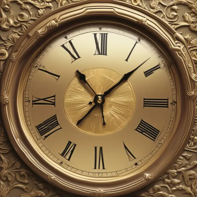 Golden clock with hands moving closer to retirement age, representing the countdown for penalty-free withdrawals in a provident fund.
