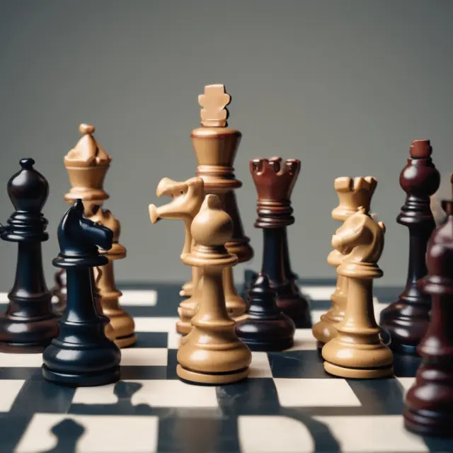 Government-managed provident funds represented as chess pieces, individual-controlled 401(k)s illustrated as knights, and Social Security shown as rooks on a comparison board