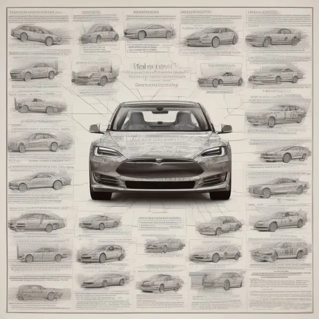 A jigsaw puzzle of Tesla