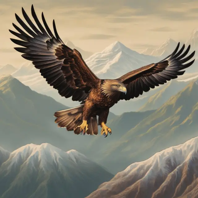 An eagle soaring over mountains with an Indonesian law scroll represents the process of establishing a Perseroan Terbatas (PT).